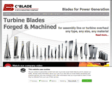 Tablet Screenshot of cblade.it